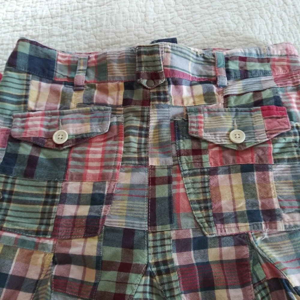 COPY - Catch My I Size 5 Pleated Plaid Skirt with belt